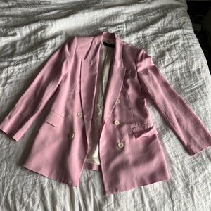 Pink blazer